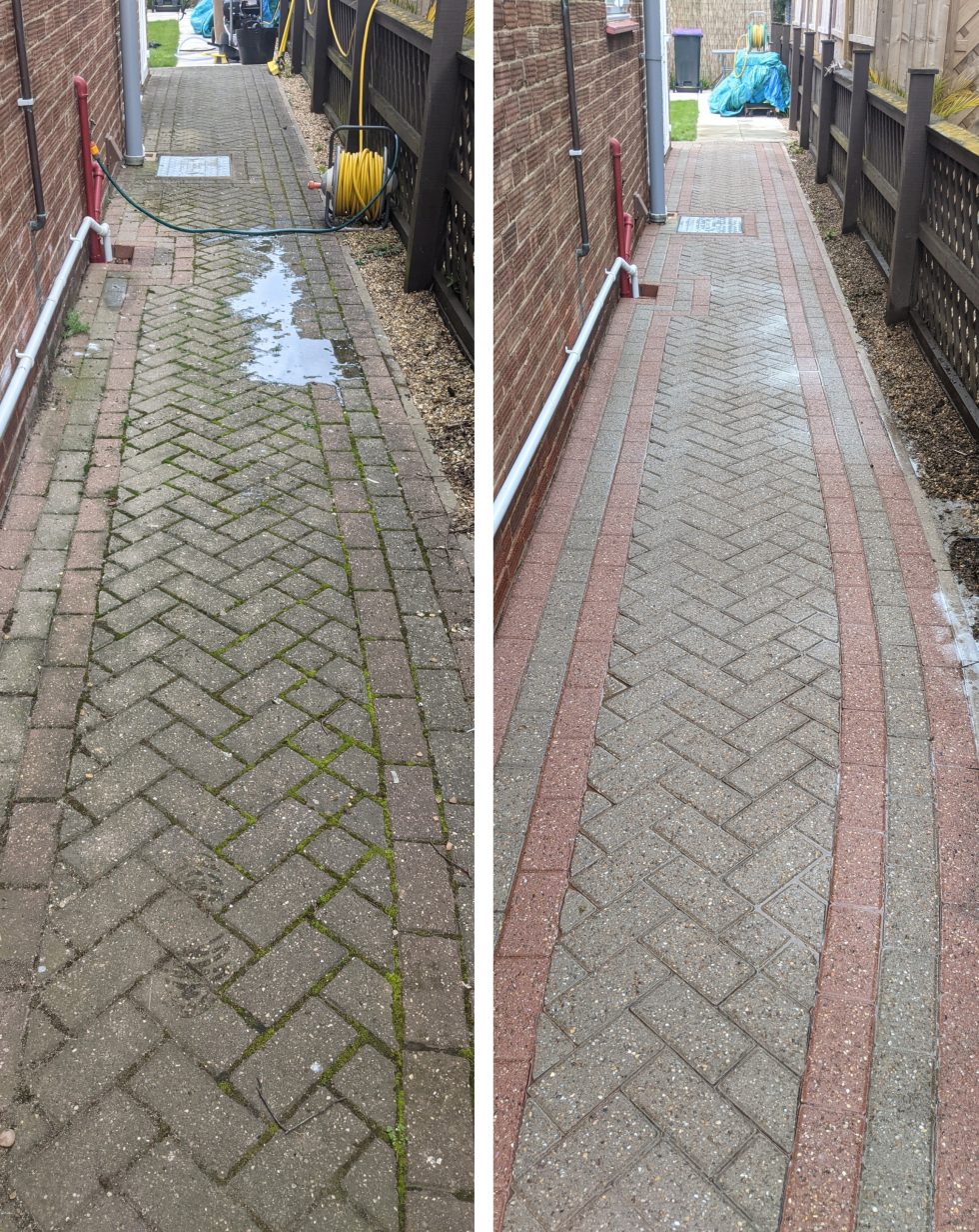 Block Paving Cleaning Boston Jet Wash The Exterior Cleaning Company